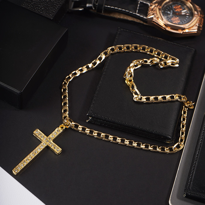 گردنبندطلایی مردانه مدل salib