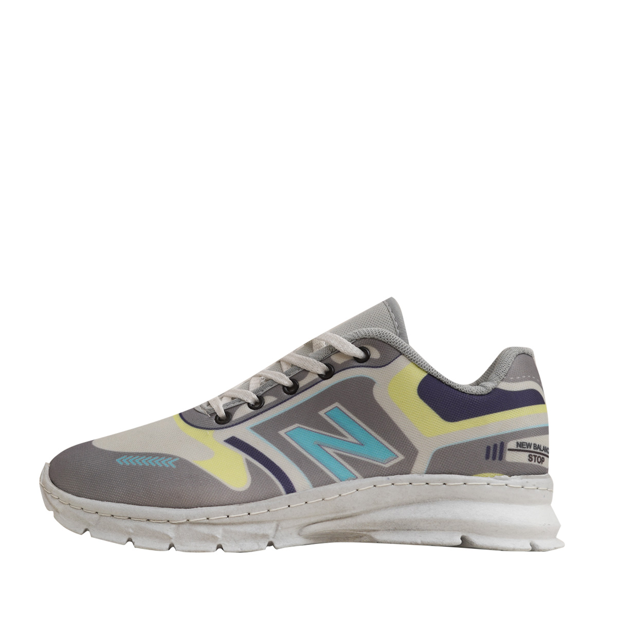 کفش ورزشی (T) طوسی آبی نیوبالانس مردانه مدل 550