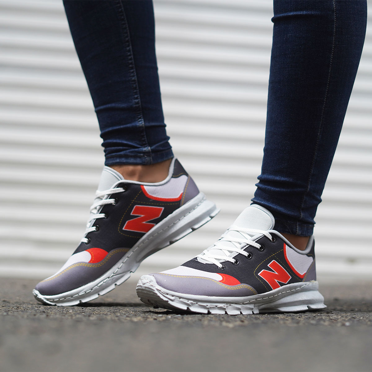 کفش ورزشی مشکی قرمز نیو بالانس(T) مردانه مدل aroda