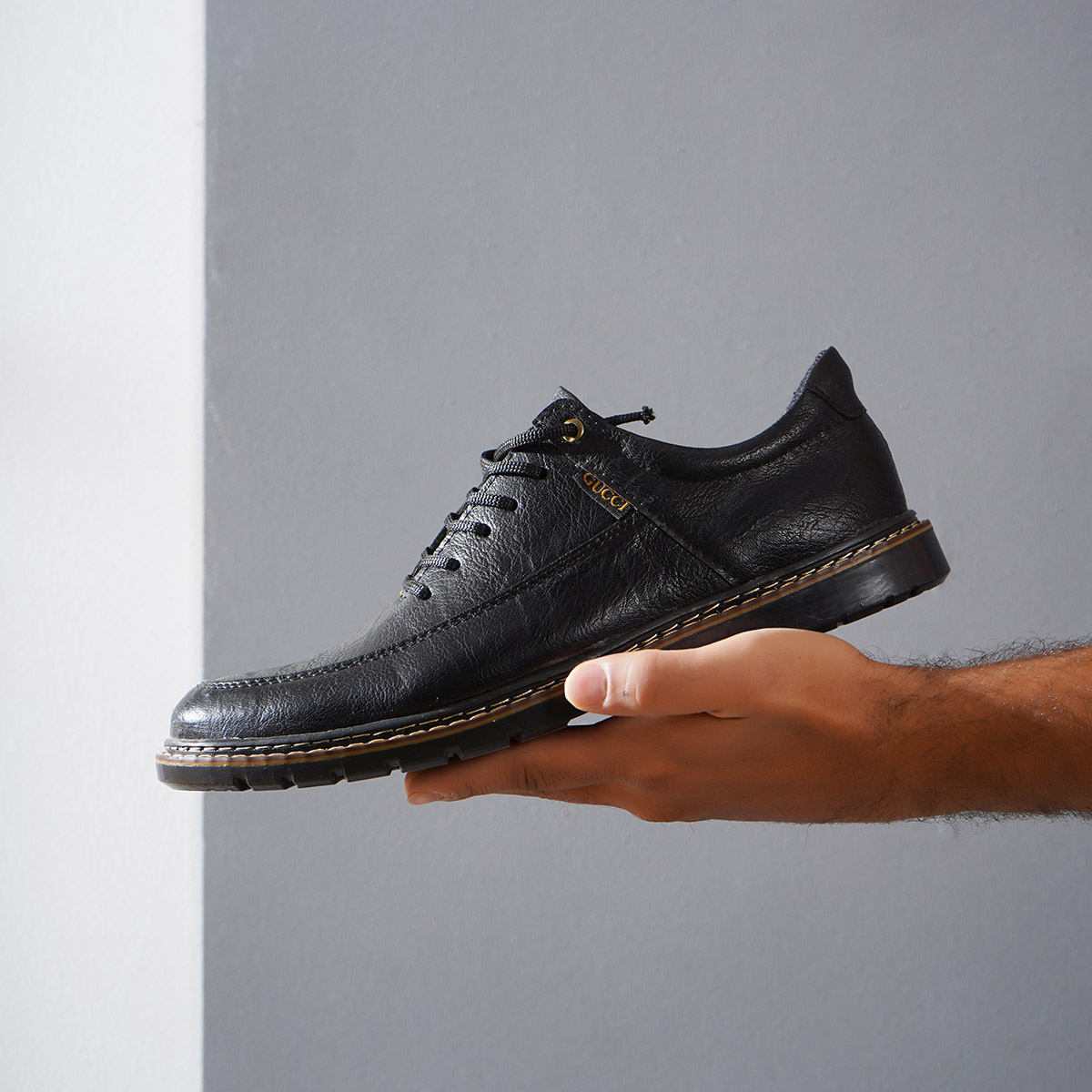 کفش رسمی مشکی مردانه مدل ELVAN