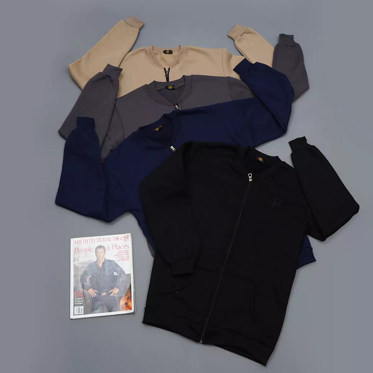 سوییشرت مردانه طوسی مدل wendi