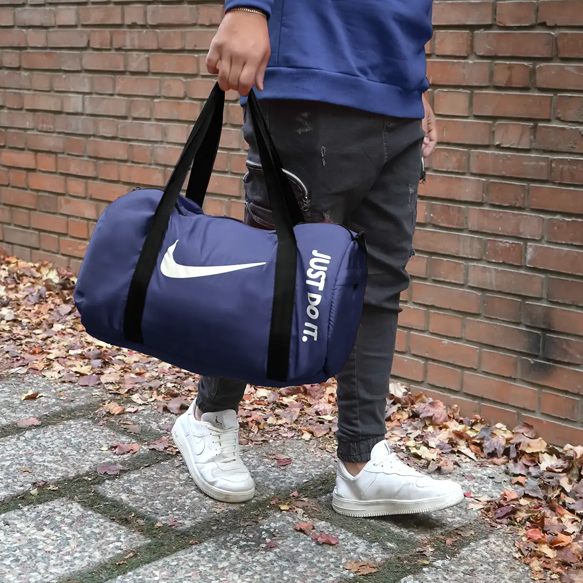 کیف ورزشی نایک سرمه ای مدل jenga