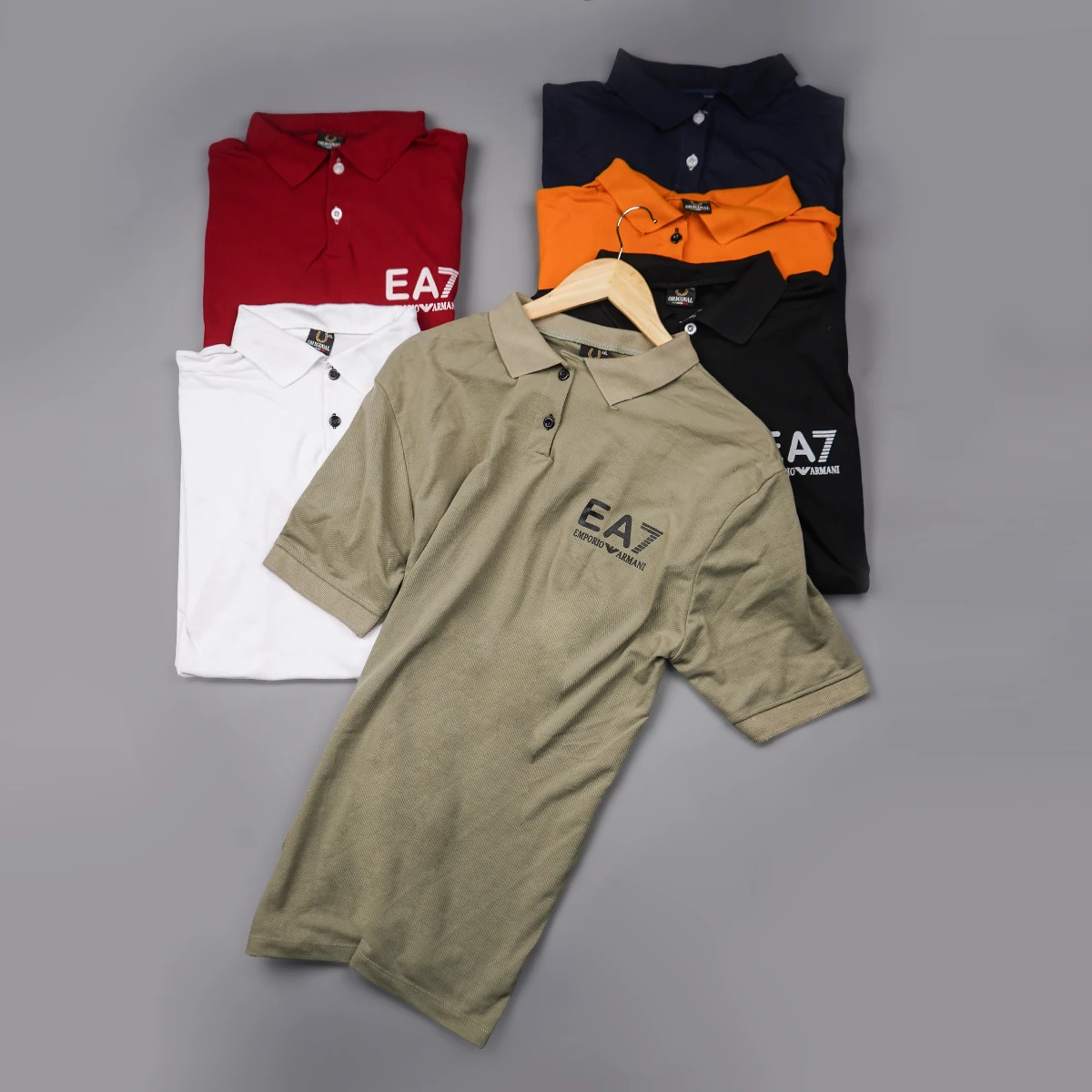 تیشرت سبز مردانه EA7 مدل Nitan