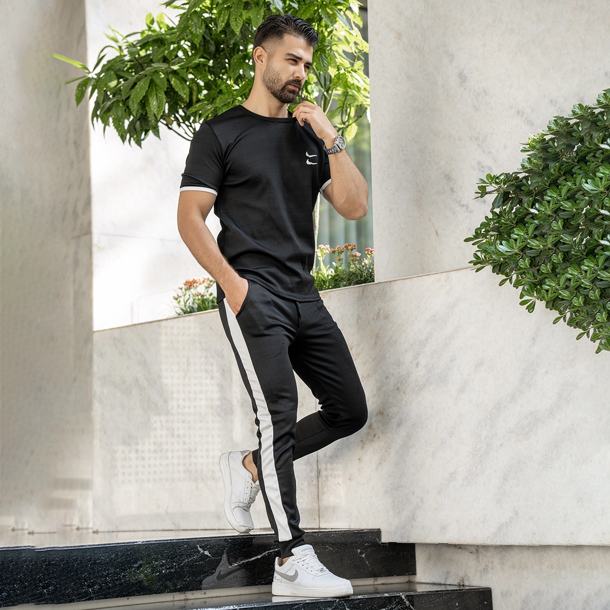 ست تیشرت شلوار دونایک مردانه مدل Herman