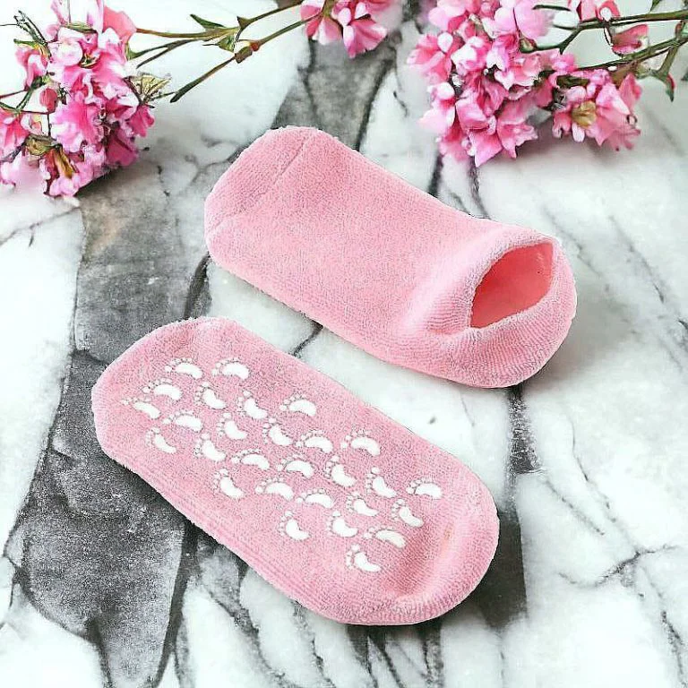 جوراب سیلیکونی پشمی ضد ترک پا