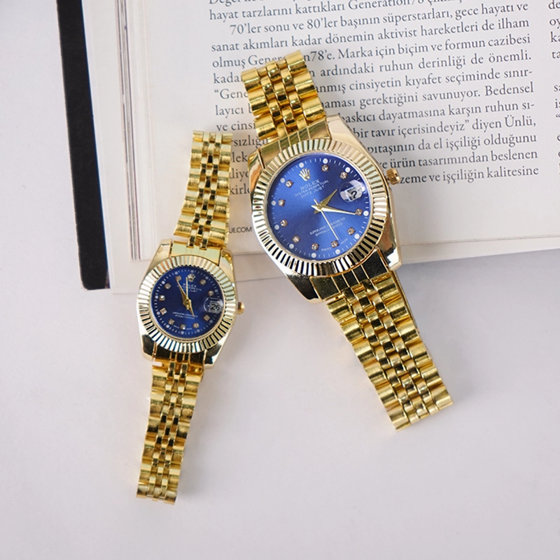 ست ساعت صفحه آبی مدل R12