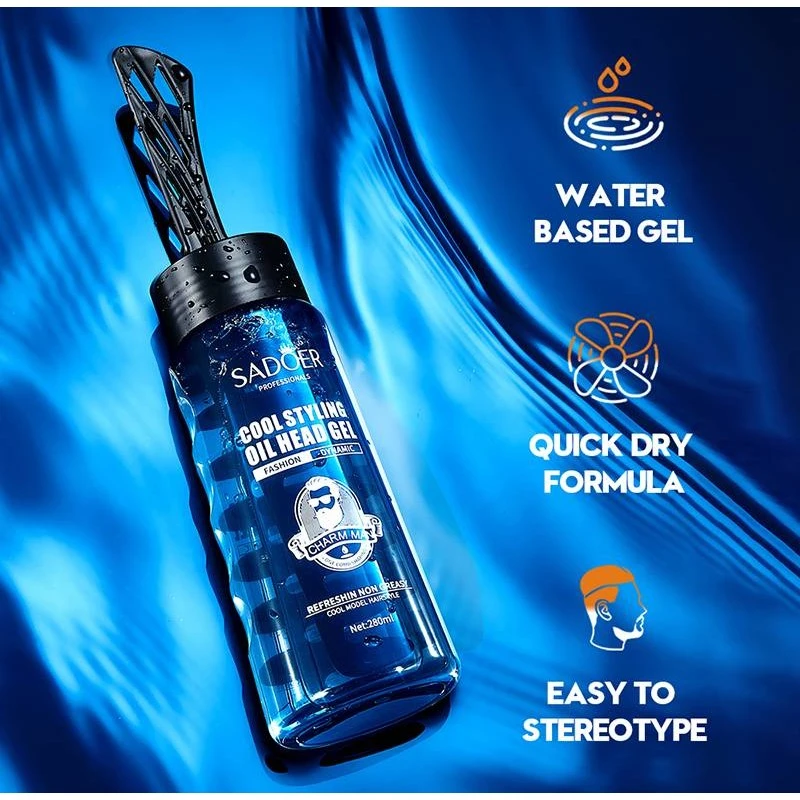 ژل حالت دهنده مو همراه با شانه