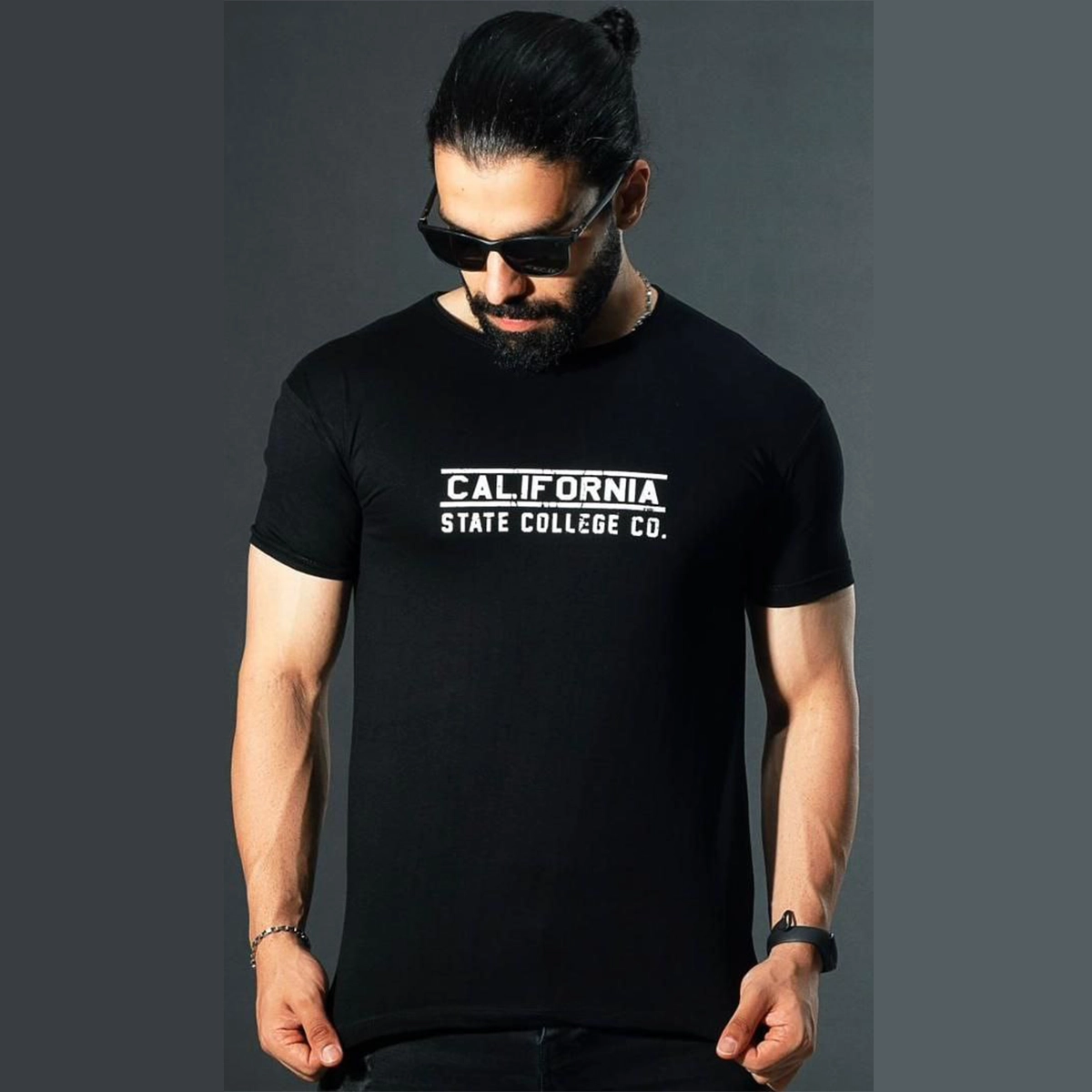 تیشرت مردانه طرحدار مدل California
