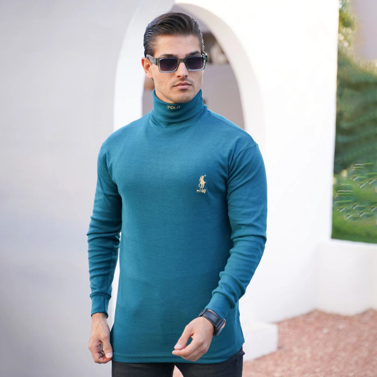 یقه اسکی مردانه کله غازی مدل POLO