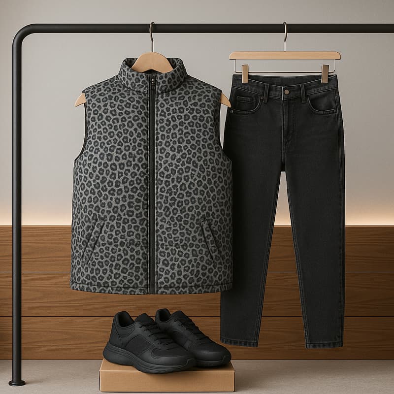 پافر طوسی طرح پلنگی