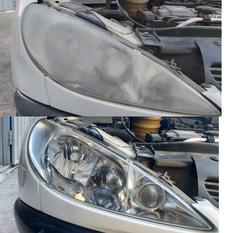 پولیش شفاف کننده چراغ خودرو