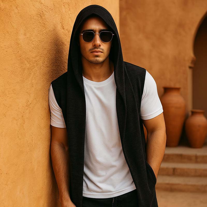 شنل کلاه دار مردانه