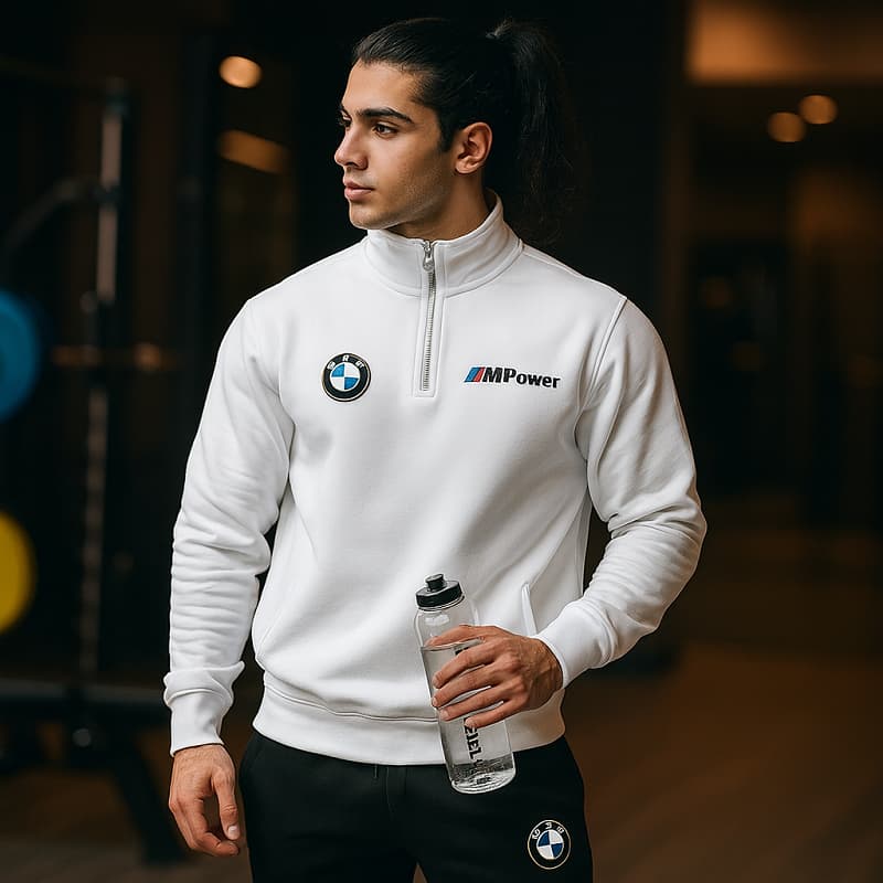 ست دورس و شلوارbmw مردانه طرح Mpower