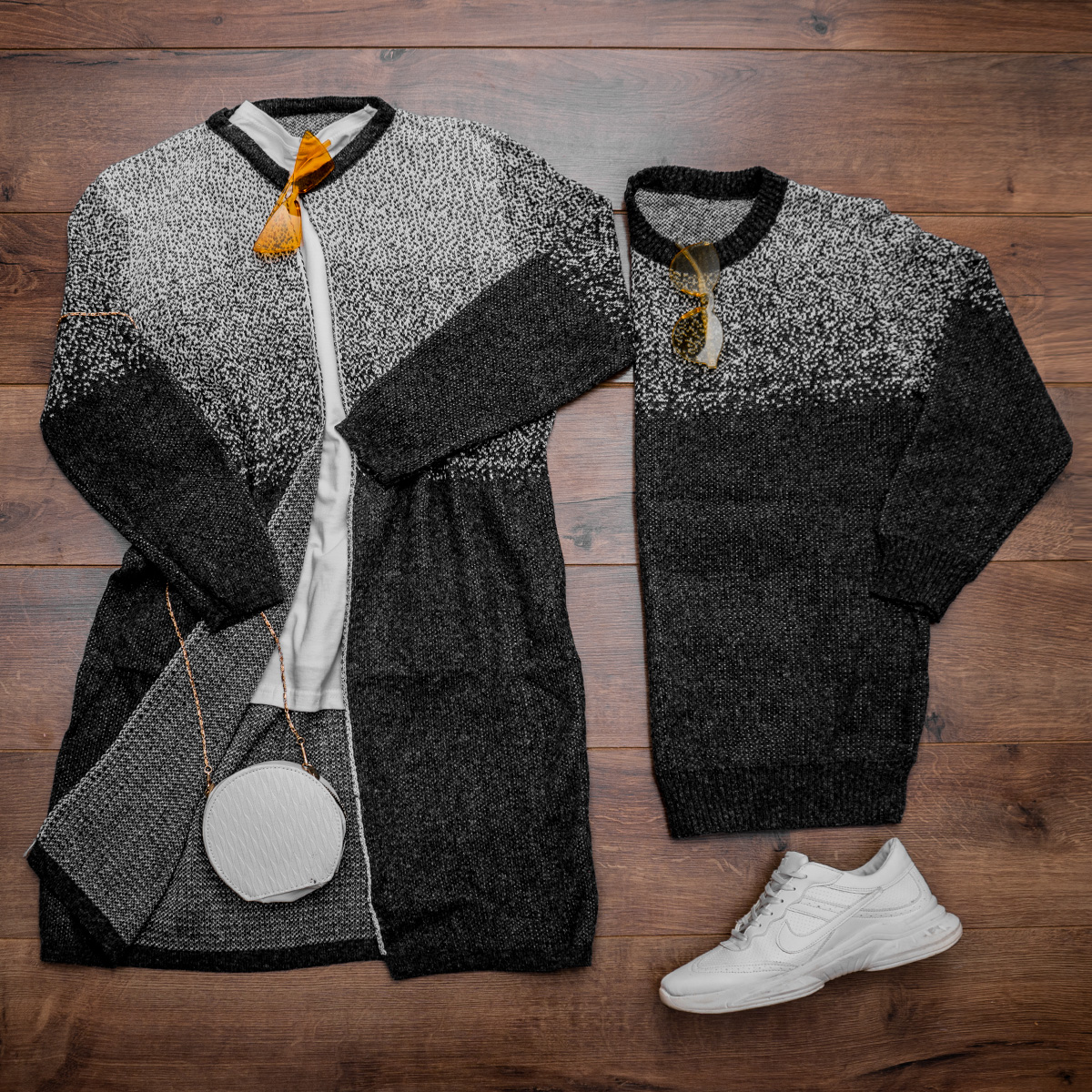 ست بافت طوسی مدل Shiba