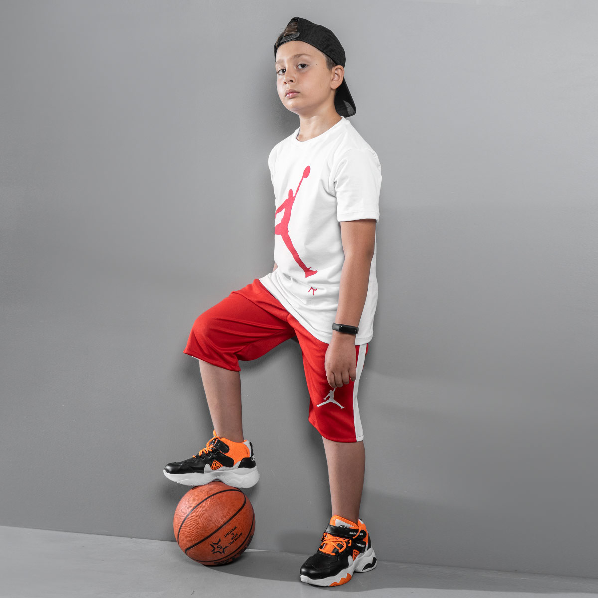 ست تیشرت شلوارک Jordan بچگانه مدل Z138