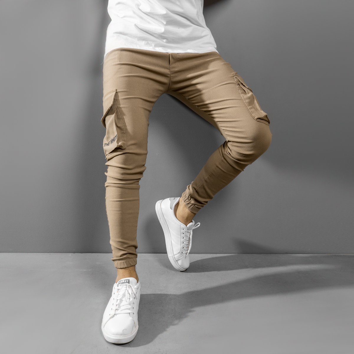 شلوار اسلش خاکی مردانه مدل Sameri(T)