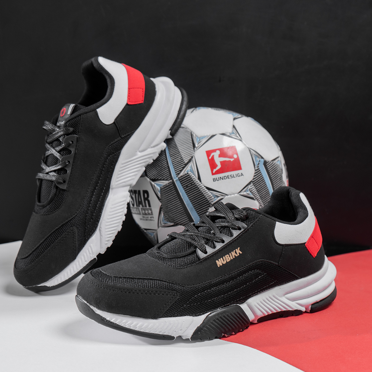 کفش ورزشی Nubikkمردانه مشکی مدل Garison