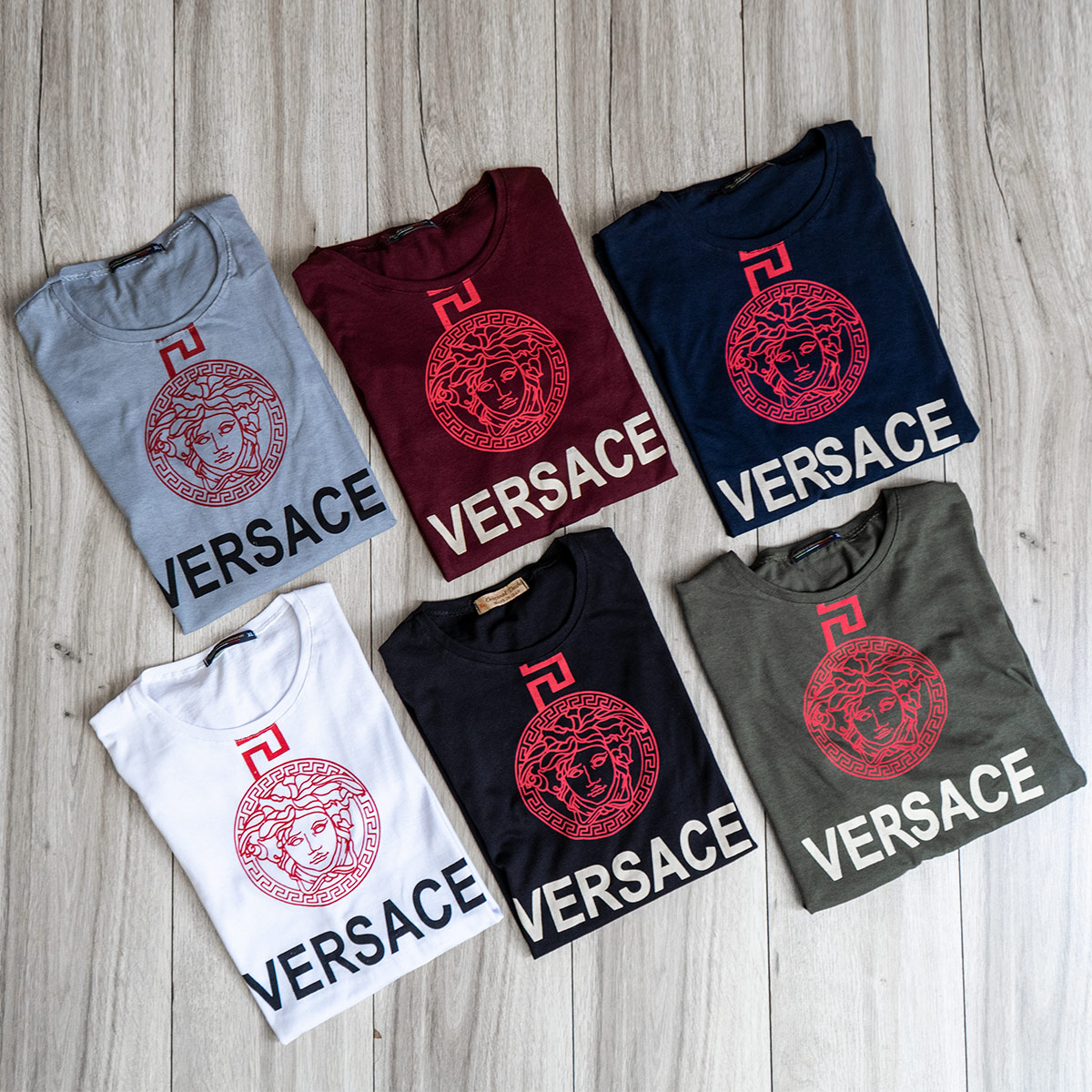 تیشرت Versace مردانه سفید مدل Janatan