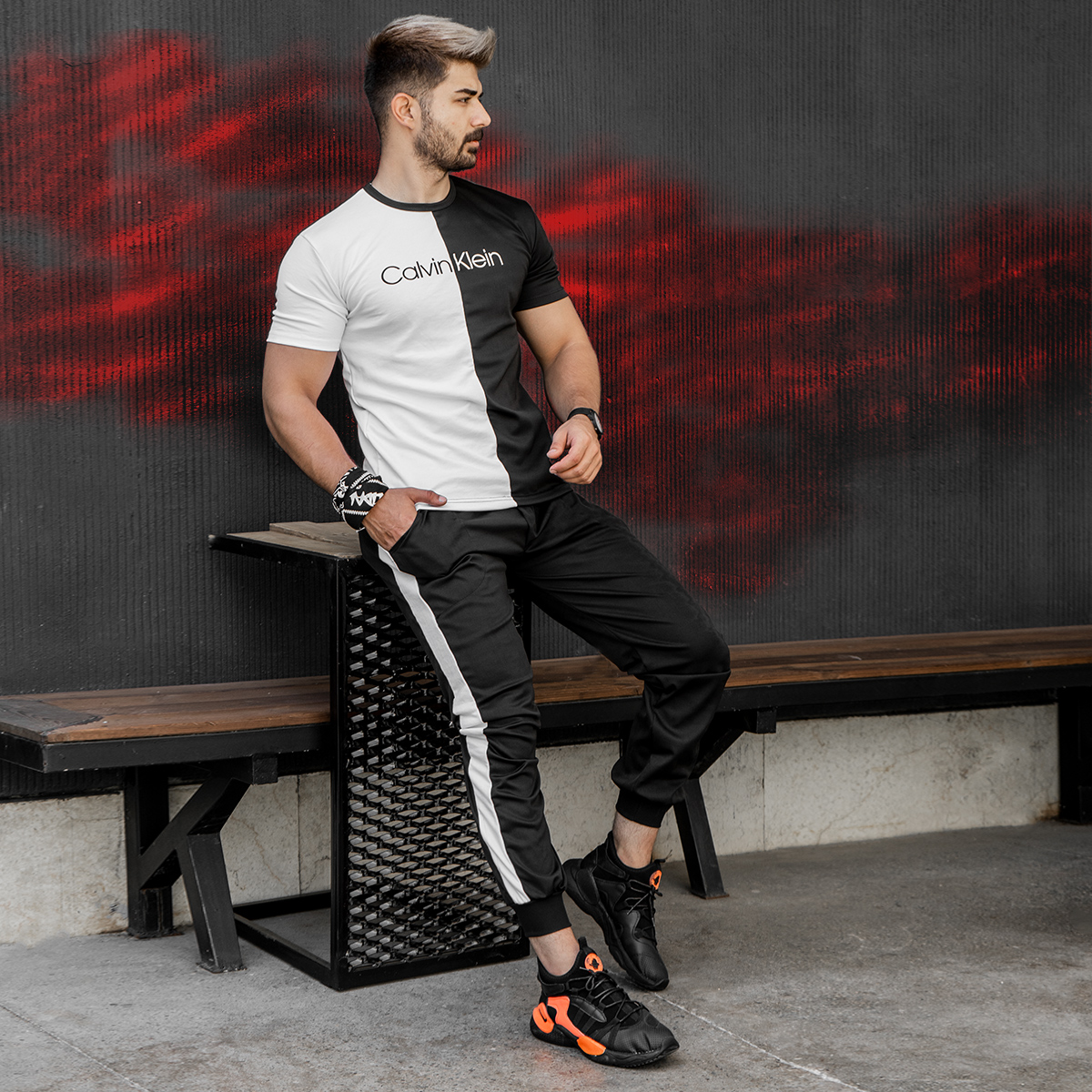 ست تیشرت شلوار CAVIN KLEIN مردانه مدلRAMON