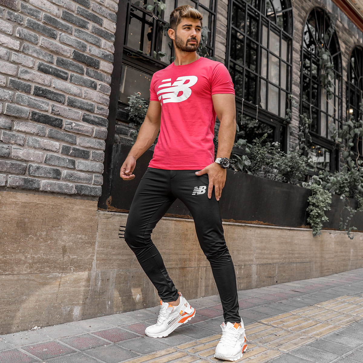 ست تیشرت شلوار نیوبالانس مردانه مدل Fango