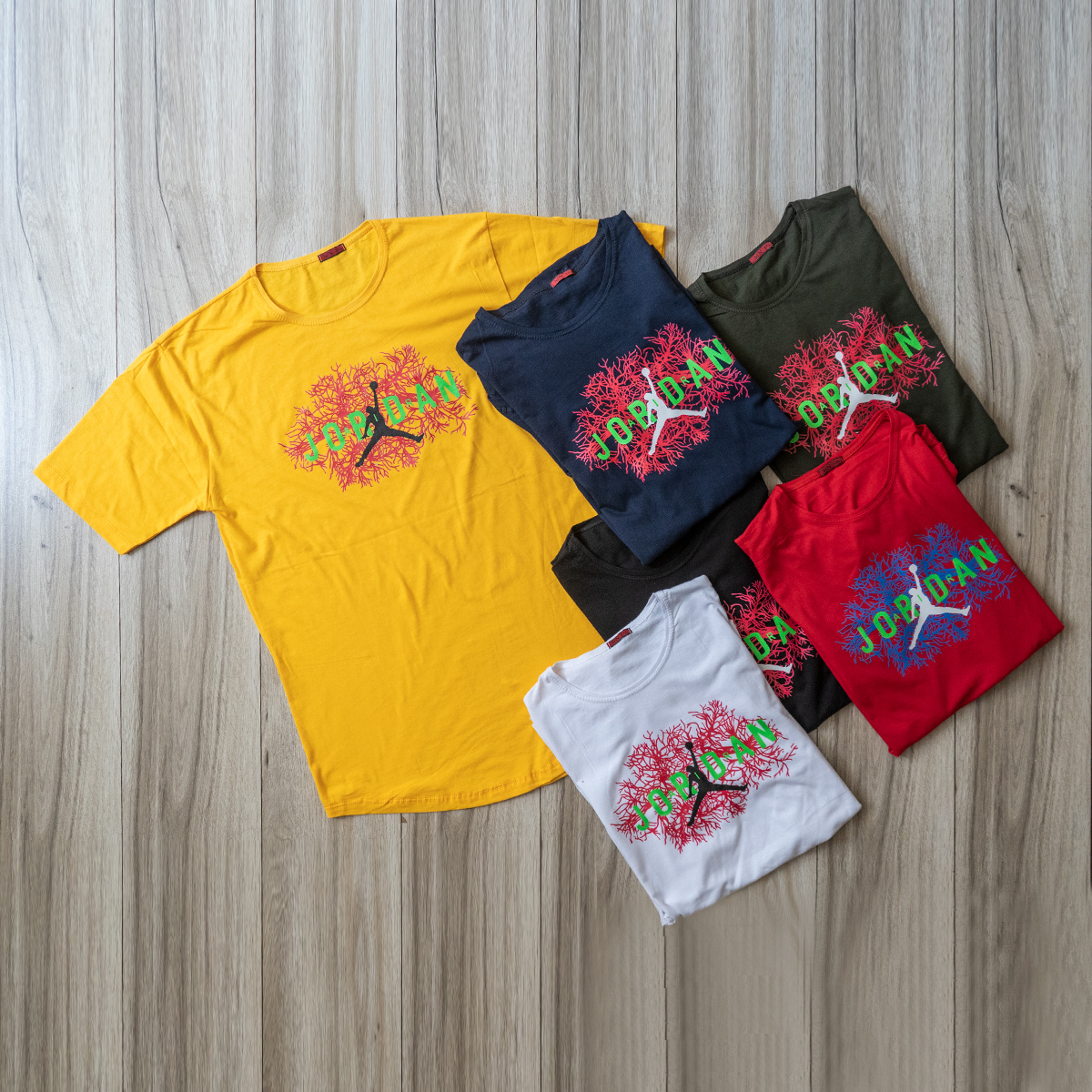 تیشرت Jordan مردانه زرد مدل SAMSEN