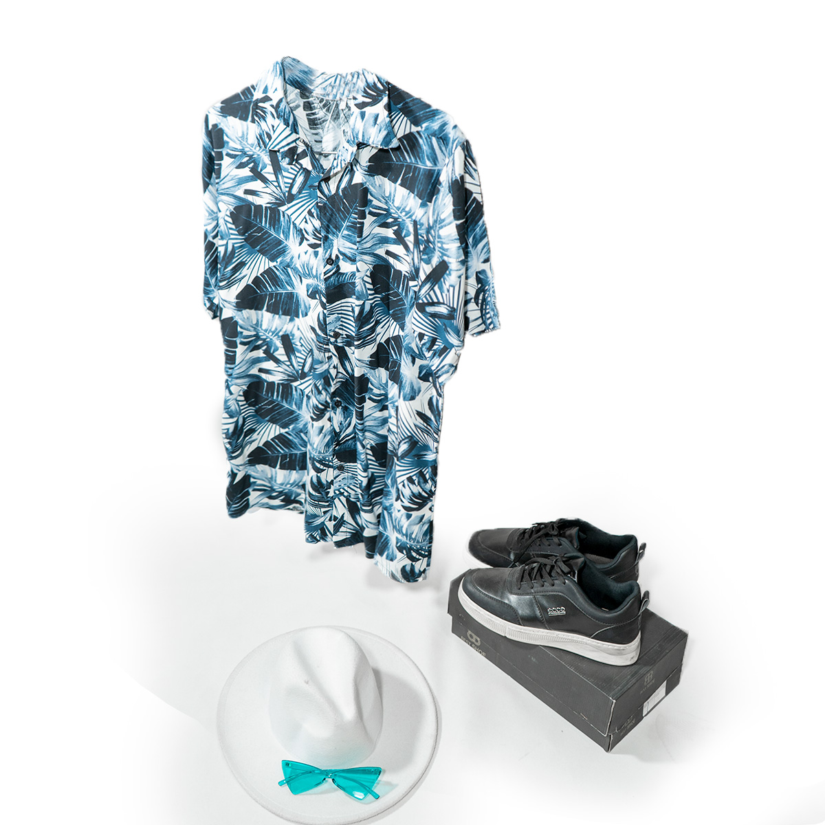 پیراهن هاوایی مردانه مدل Saviz