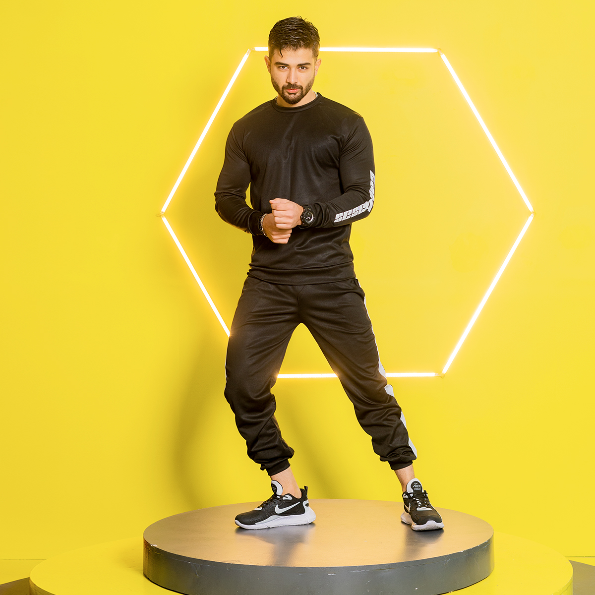 ست آستین بلند شلوار مردانه مدل Paki