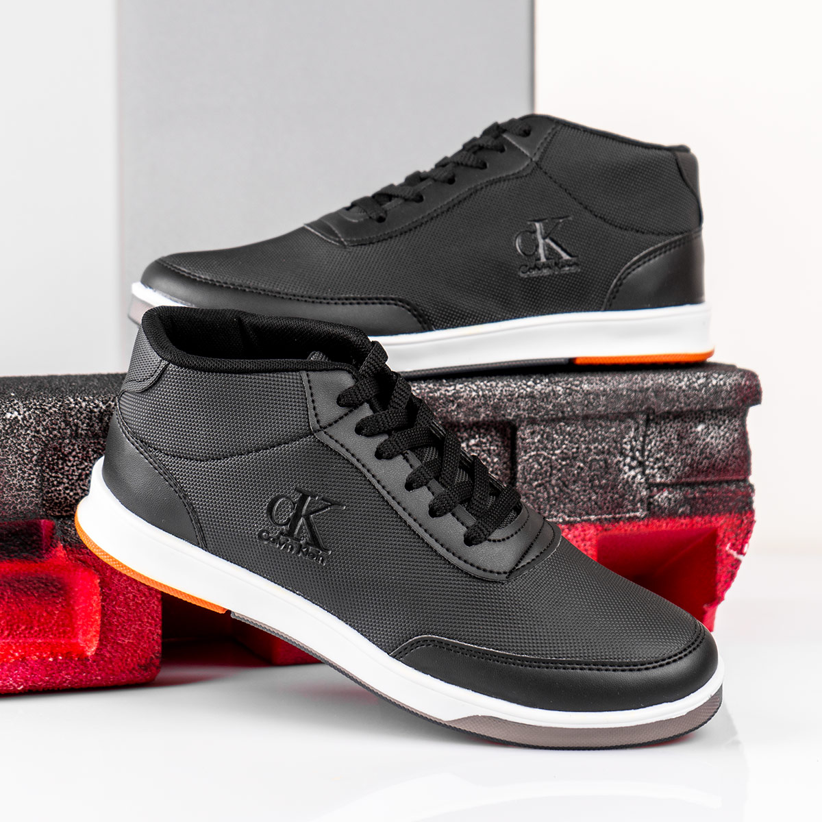 نیم بوت مردانه CK مدل Sevil